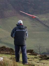 Keith in flight